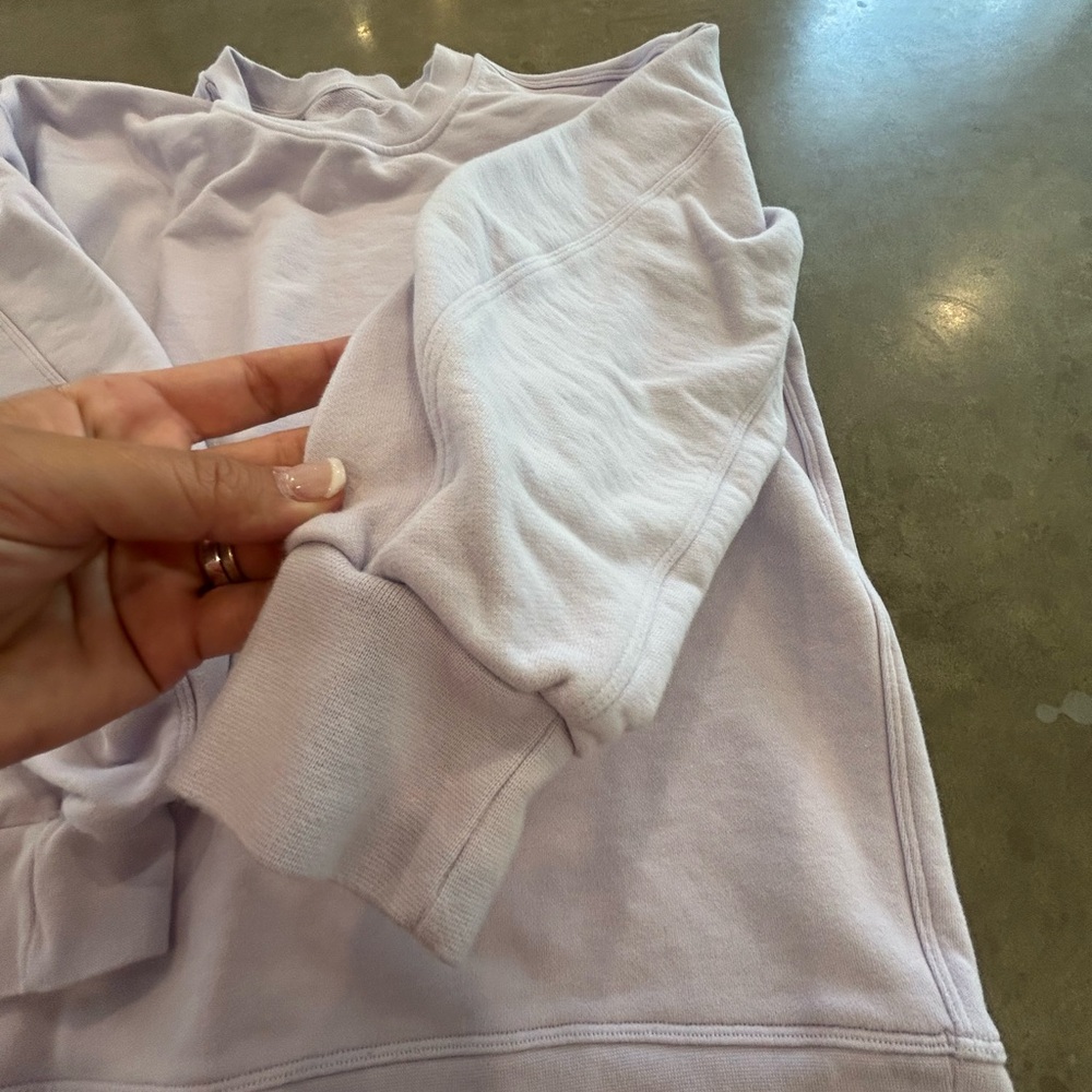 Lululemon pastel purple Sweatshirt. - Picture 4 of 8